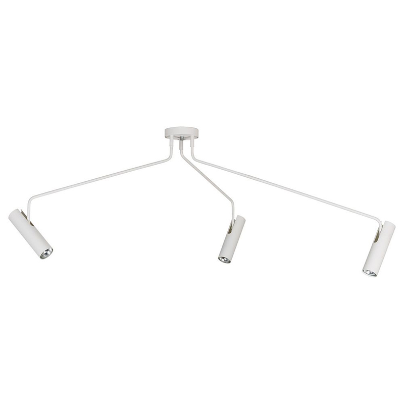 Потолочный светильник Tibo Branches Trumpet Tube white 3 Белый в Новосибирске | Loft Concept 