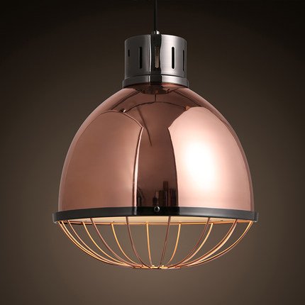 Подвесной светильник Ufo Copper Pendant Big Черный Медь в Новосибирске | Loft Concept 