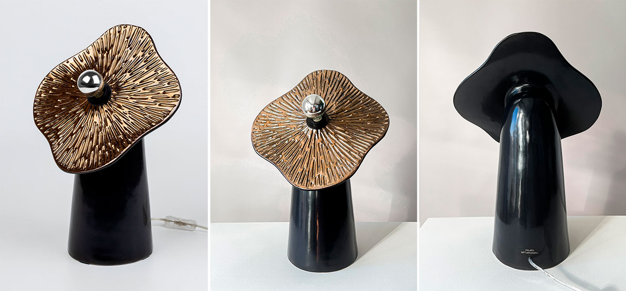 Настольные лампы FLAMMULINA бронзовый - фото