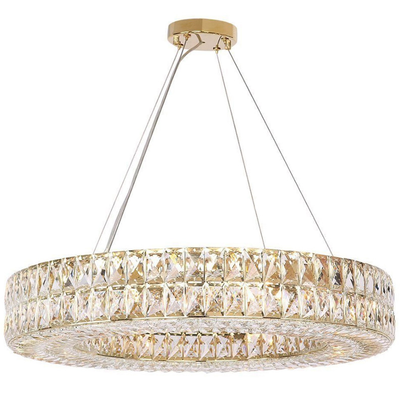 Люстра Crystal Regena Gold Chandelier 13 Золотой Прозрачный (Transparent) в Новосибирске | Loft Concept 