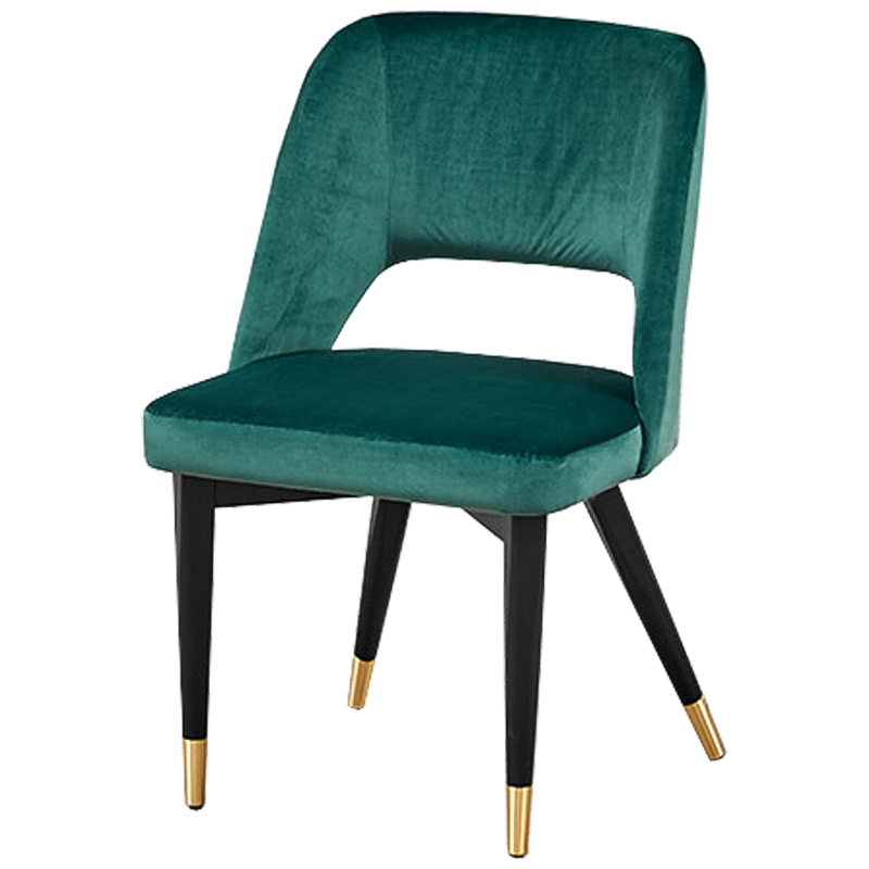 Стул Neasan Stool turquoise Черный Бирюзовый Латунь в Новосибирске | Loft Concept 