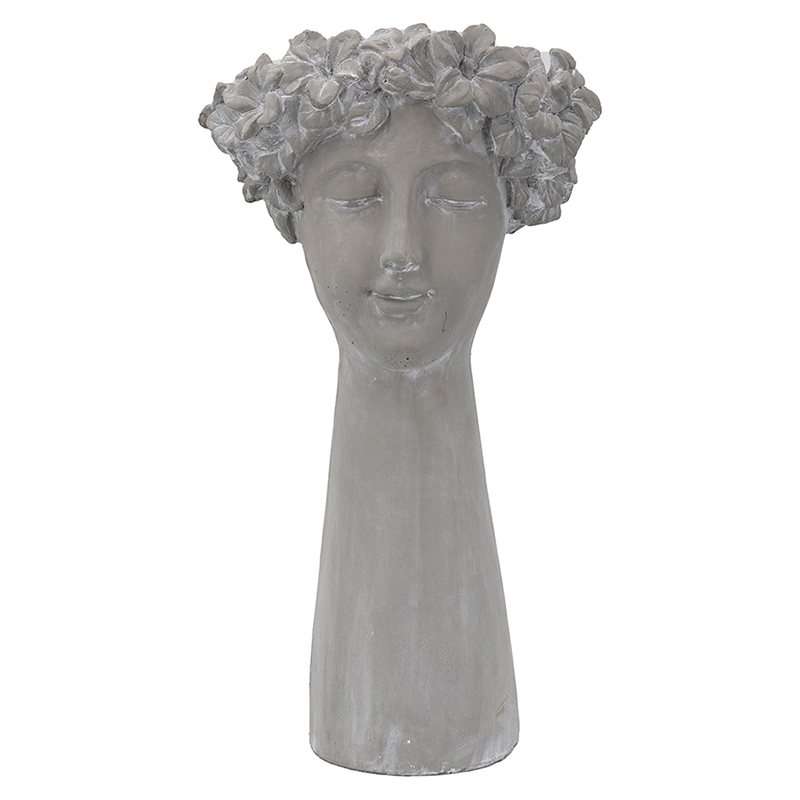 Ваза Agata Bust Vase Серый в Новосибирске | Loft Concept 