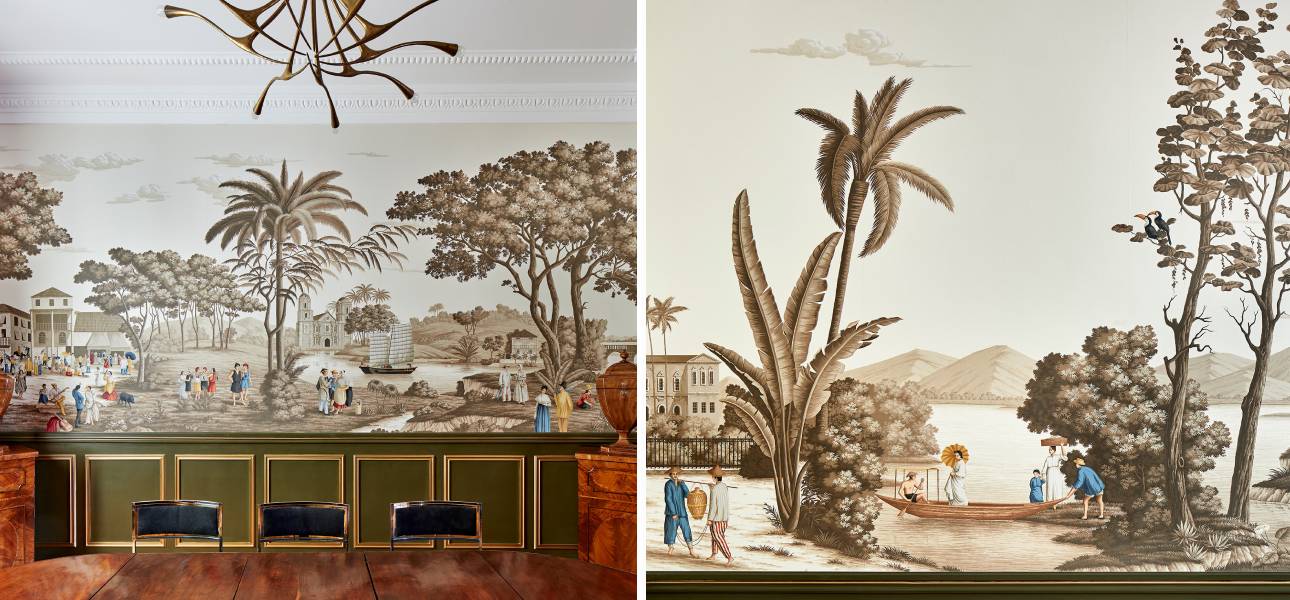 Обои ручная роспись Latina Manila - фото