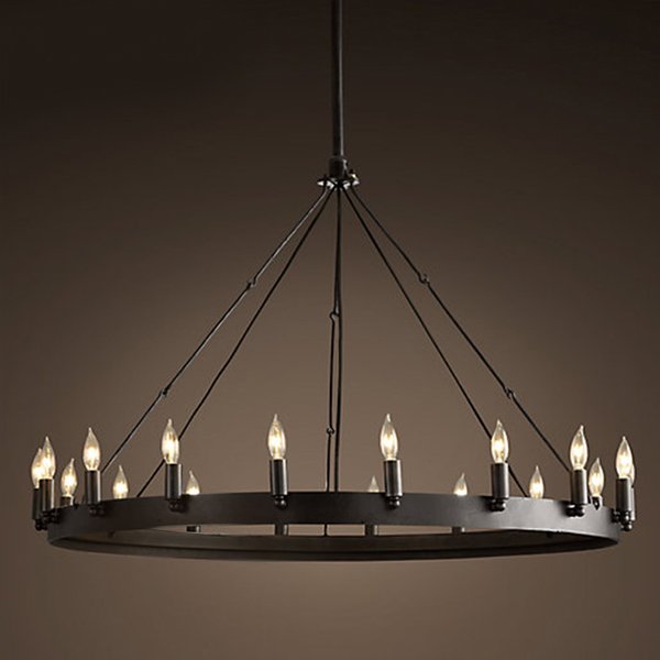 Люстра Camino Round Chandelier 18 Restoration Hardware   в Новосибирске | Loft Concept 