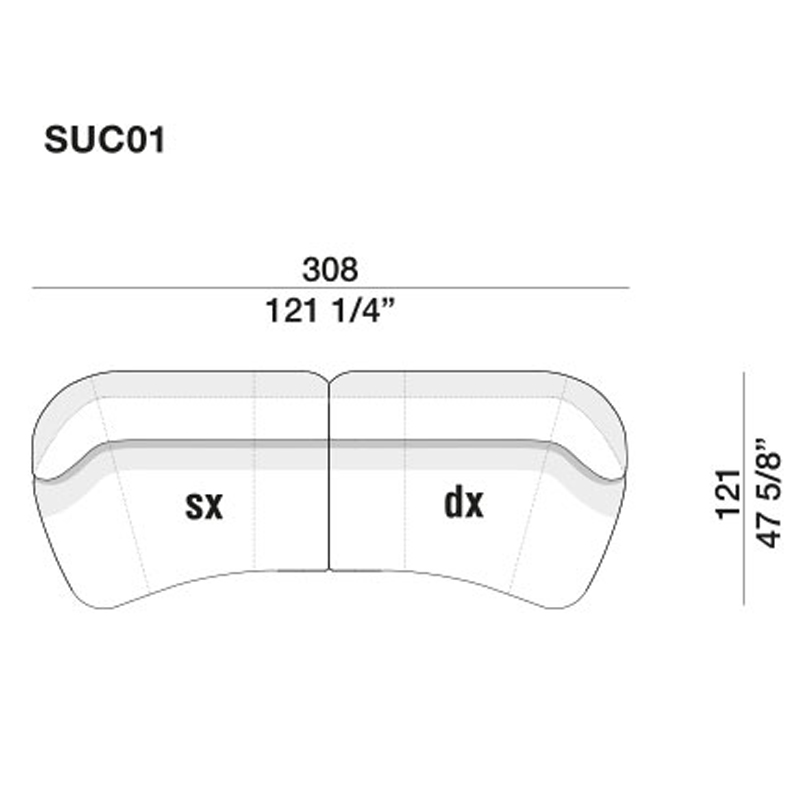 Дизайнерский модульный диван SURF Modular Sofa в Новосибирске