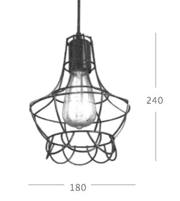 Cветильник Loft Nest Cage №4 в Новосибирске