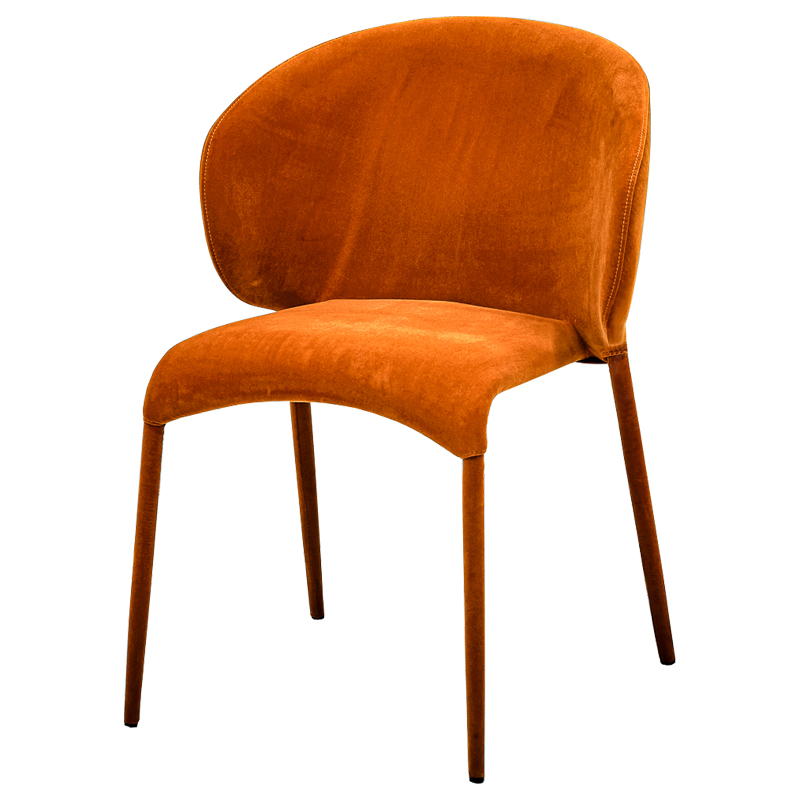 Стул Caroline Stool Orange Оранжевый в Новосибирске | Loft Concept 