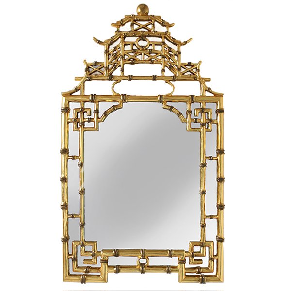 Зеркало Pagoda Mirror Gold Золотой в Новосибирске | Loft Concept 