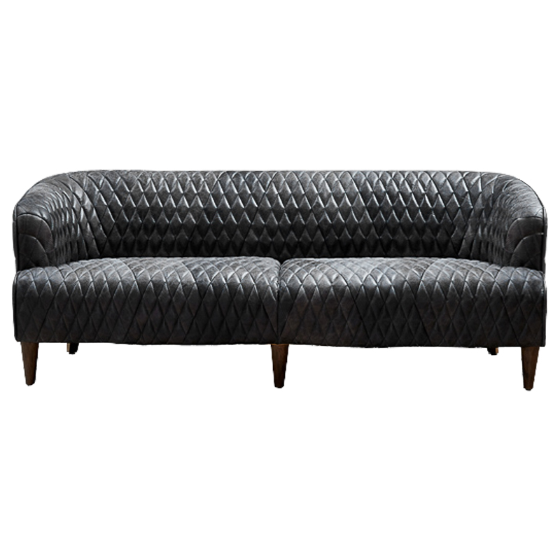 Диван Rhombuses Upholstery Graphite Sofa Графитовый в Новосибирске | Loft Concept 