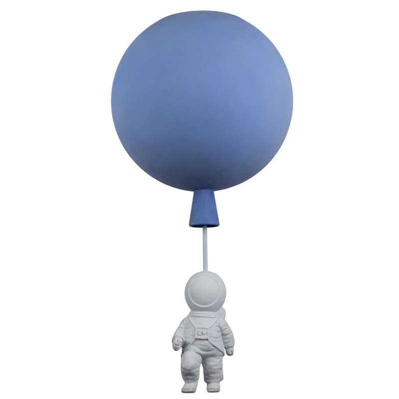 Потолочный светильник Cosmonaut blue ball Синий в Новосибирске | Loft Concept 