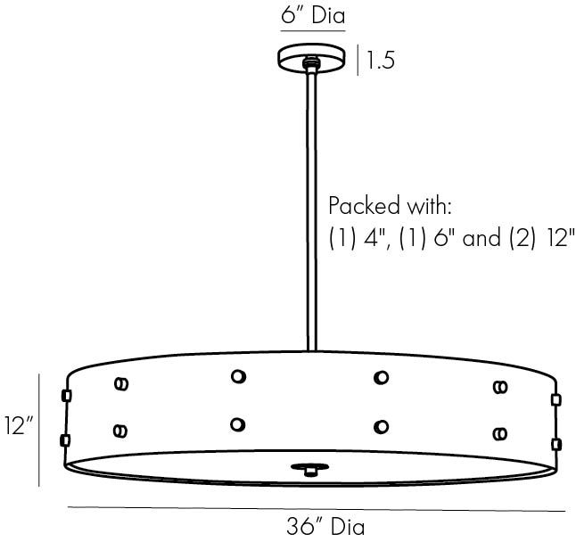 Люстра Arteriors HOCKLEE CHANDELIER в Новосибирске