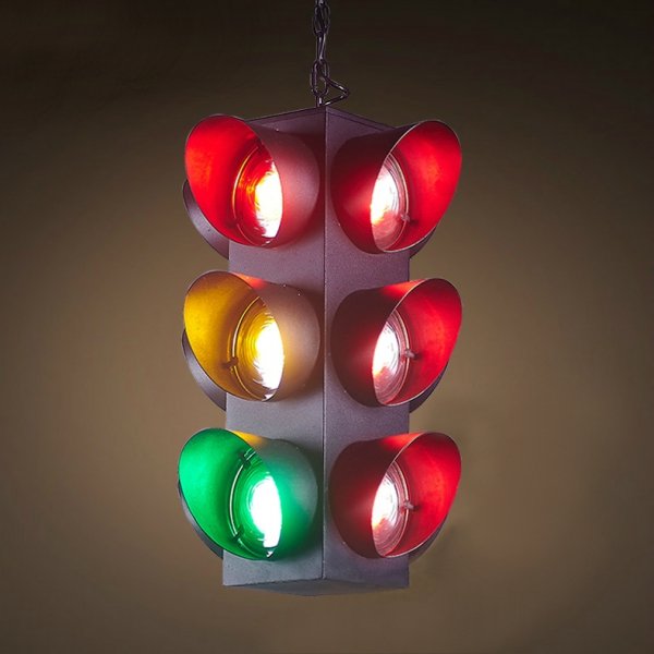 Подвесной светильник Светофор Loft Traffic Light Pendant  в Новосибирске | Loft Concept 