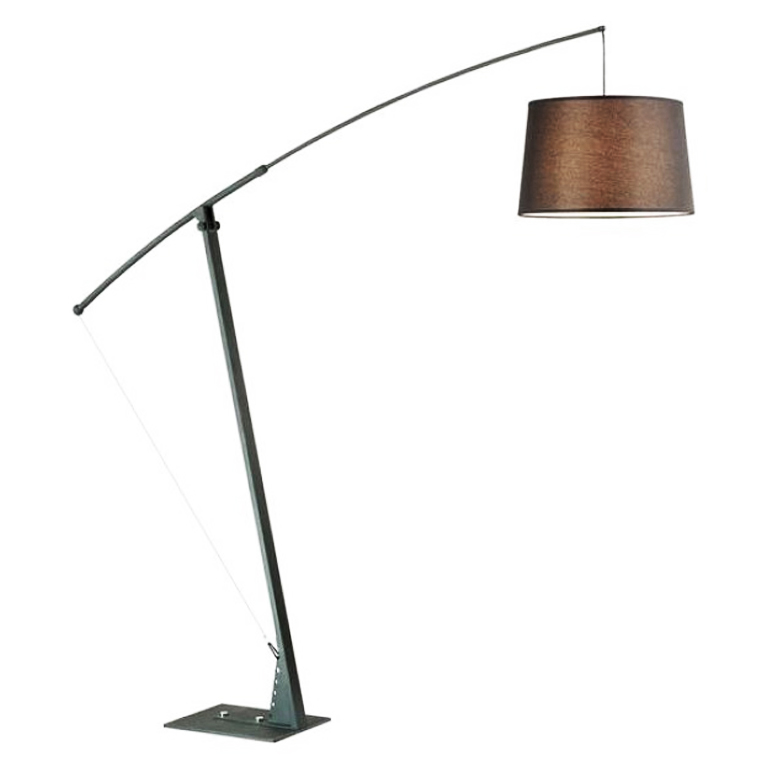 Торшер Floor Lamp Colin black Коричневый в Новосибирске | Loft Concept 