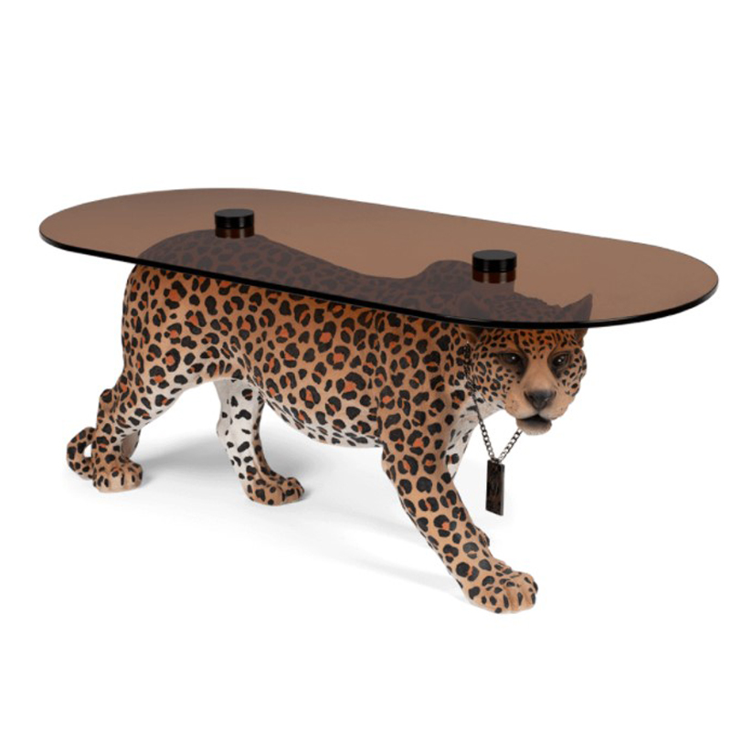 Кофейный стол DOPE AS HELL COFFEE TABLE SPOTTED Коричневый в Новосибирске | Loft Concept 