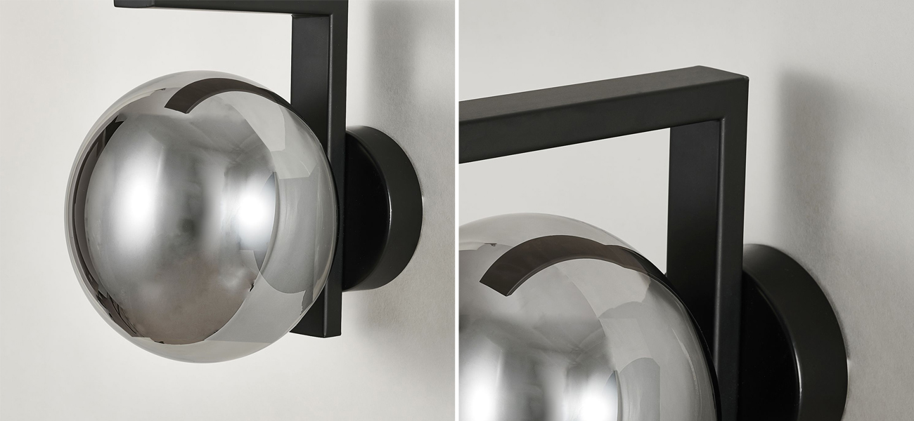 Бра B.LUX  Матовый черный каркас - фото №1