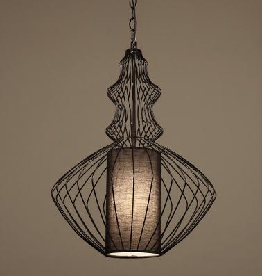 Подвесной светильник Wire Dream Pendant 2 Черный Белый в Новосибирске | Loft Concept 