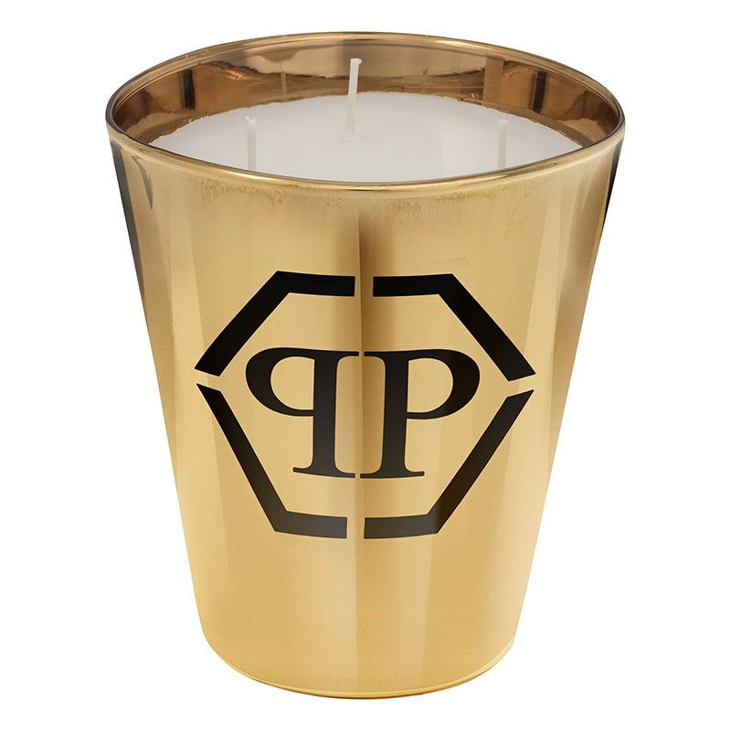 Свеча Philipp Plein Candle Empire Gold M Золотой Черный Белый в Новосибирске | Loft Concept 