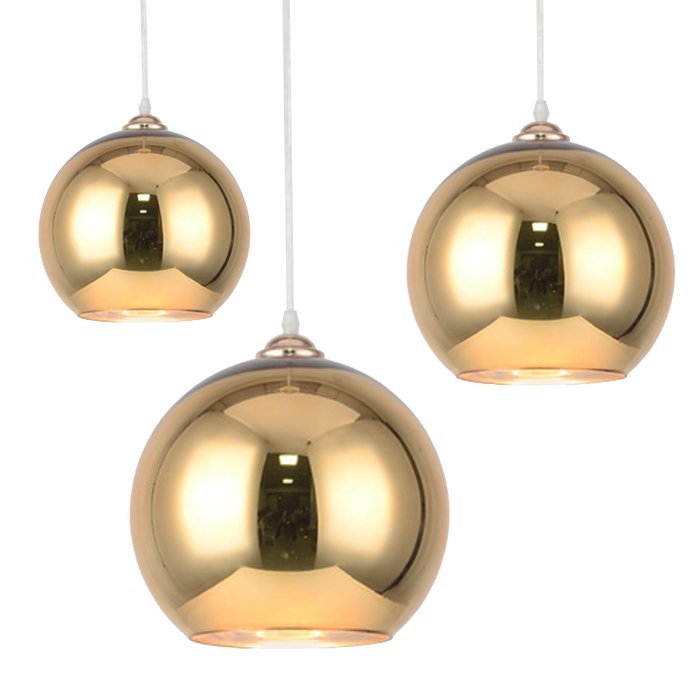 Подвесной светильник GOLD mirror shade modern pendant Золотой в Новосибирске | Loft Concept 