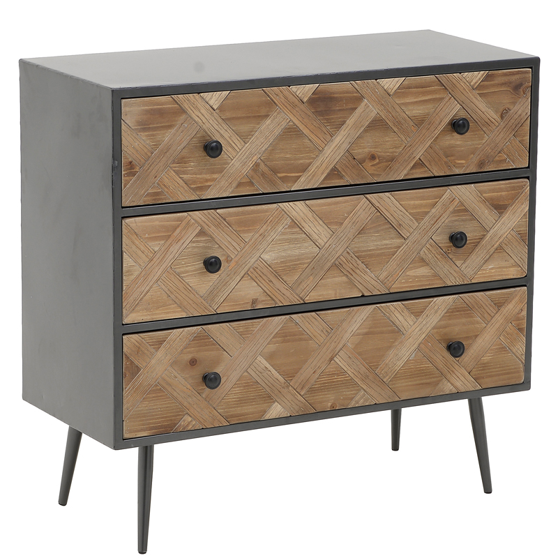 Комод Fidelia Chest of Drawers Древесина Черный в Новосибирске | Loft Concept 