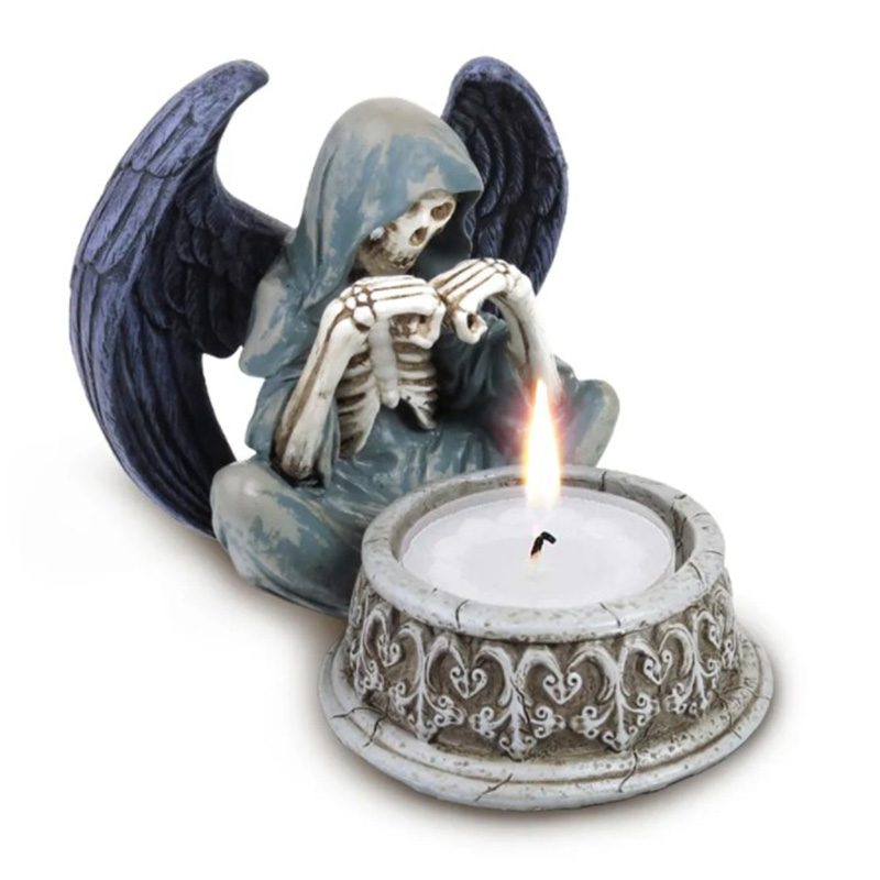 Подсвечник Angel of Death Candlestick Серый в Новосибирске | Loft Concept 