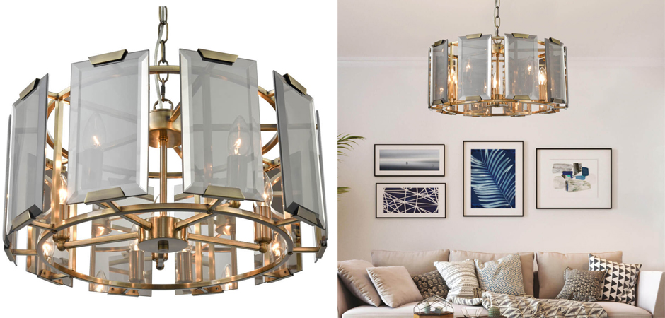 Люстра Glass Rectangular Lens - фото №1