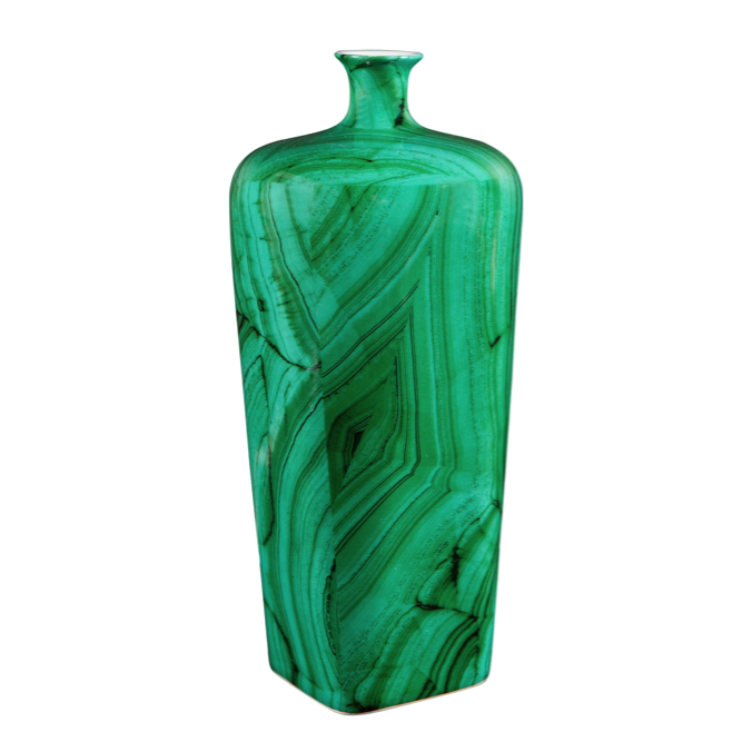 Ваза Malachite Vase flask Малахит в Новосибирске | Loft Concept 