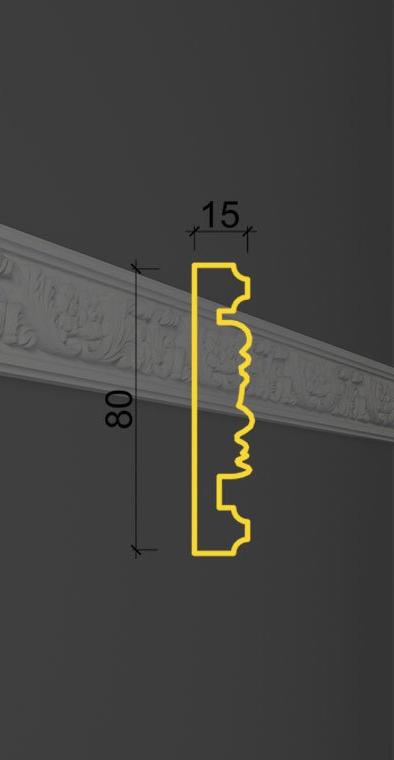 Молдинг с орнаментом MO-15 в Новосибирске