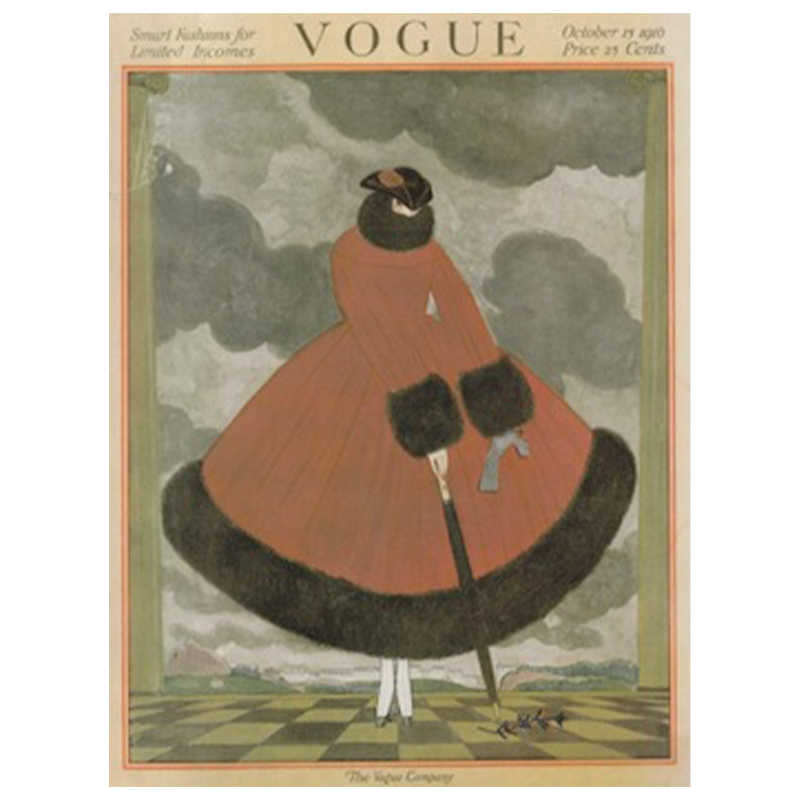 Постер Vogue Cover 1916 October  в Новосибирске | Loft Concept 