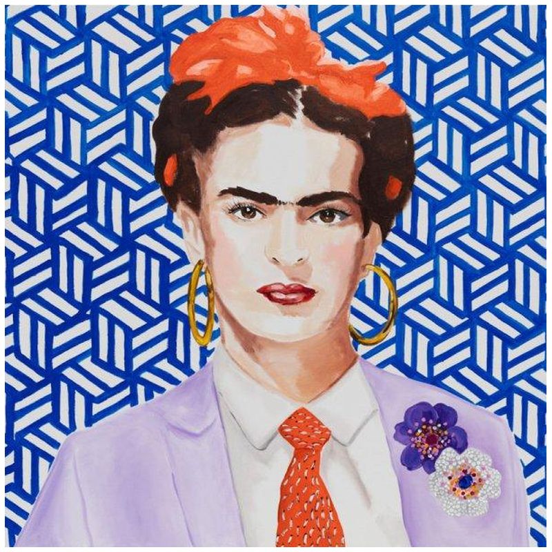 Картина Frida with Lavender Power Suit and Tie Мульти в Новосибирске | Loft Concept 