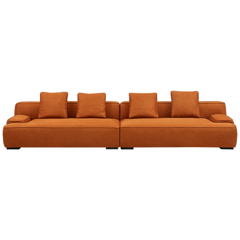 Диван Colby Orange Sofa Оранжевый в Новосибирске | Loft Concept 