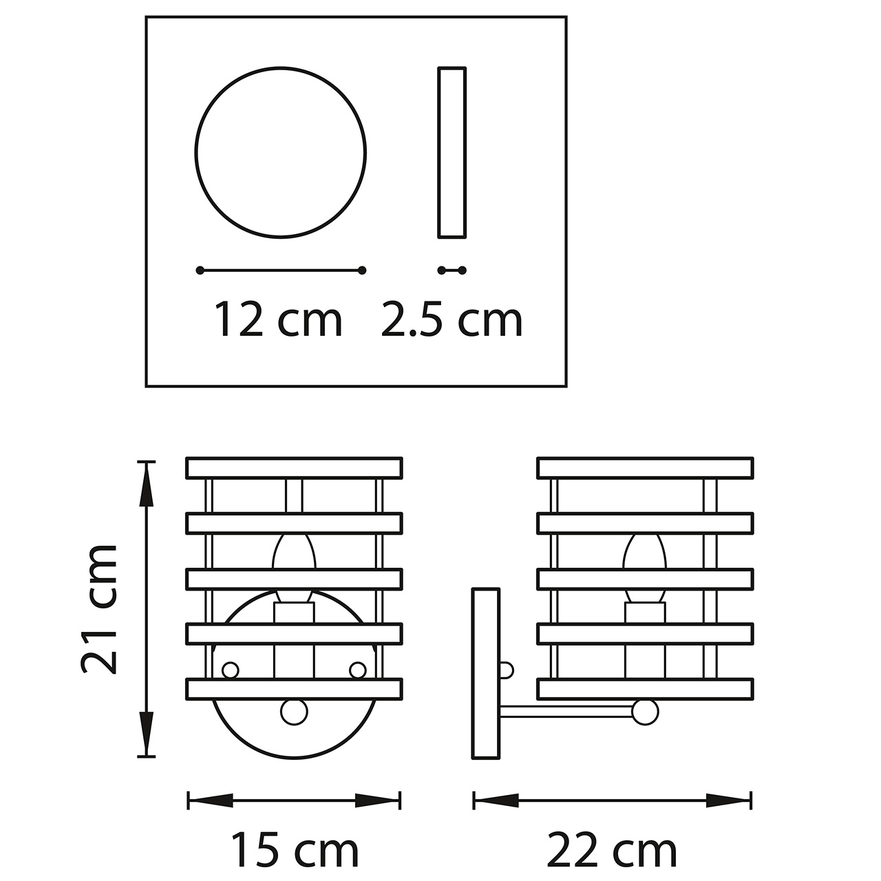 Бра Gold Stripes Sconces в Новосибирске