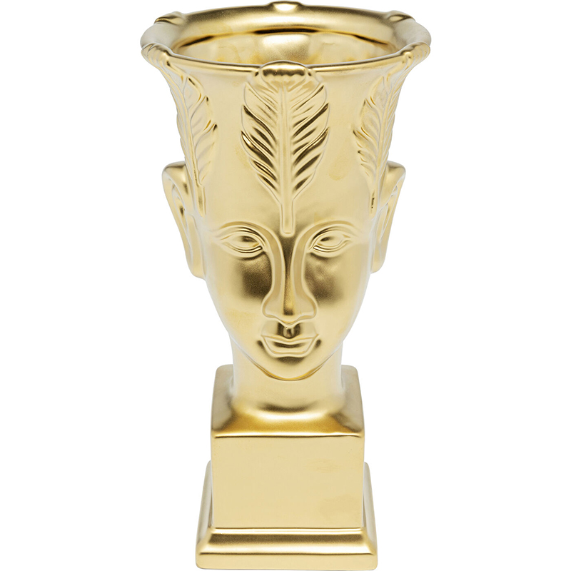 Ваза Golden Face Vase 31 Золотой в Новосибирске | Loft Concept 