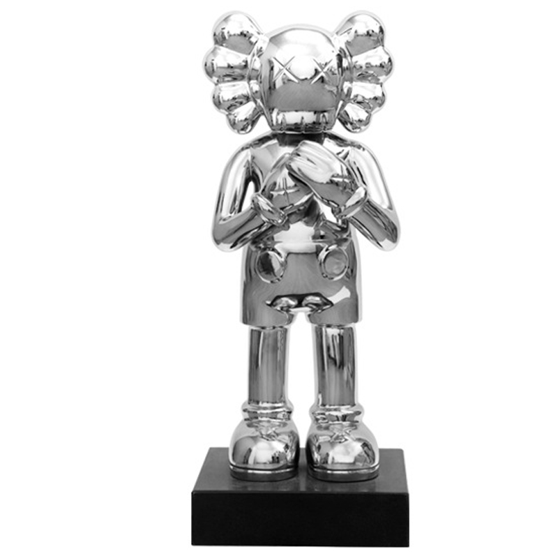 Статуэтка KAWS Silver on stand Серебряный в Новосибирске | Loft Concept 