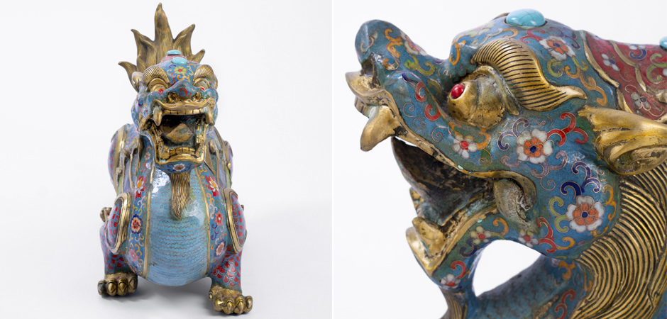 Большой Бронзовый Китайский дракон - Loft-Concept в Новосибирске