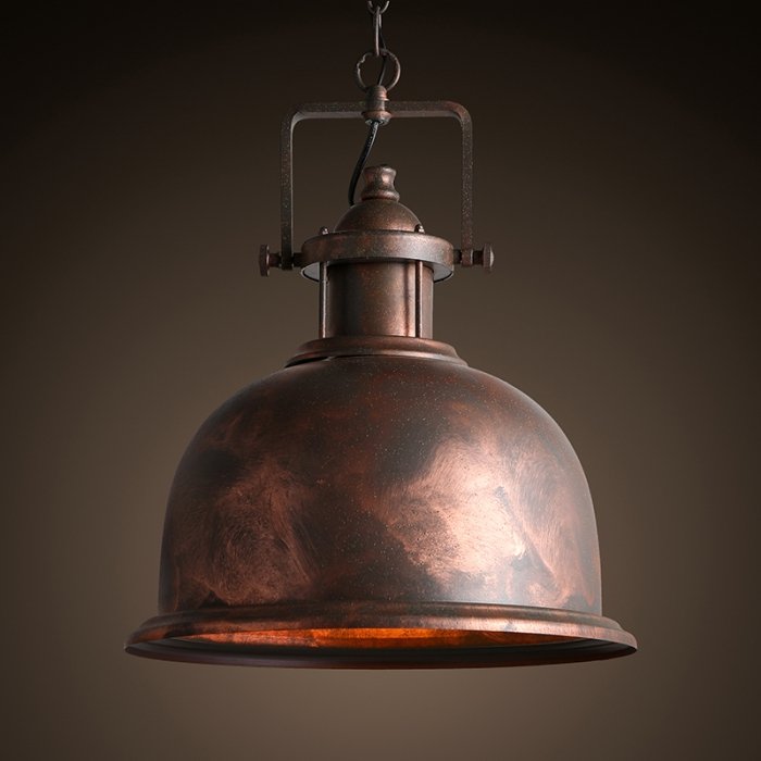 Люстра Old Copper Pendant Big Медь в Новосибирске | Loft Concept 