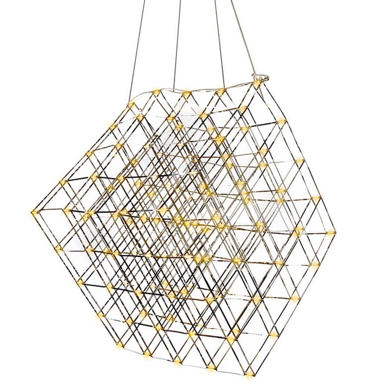 Люстра Moooi Tesseract Yellow lamp M Хром в Новосибирске | Loft Concept 