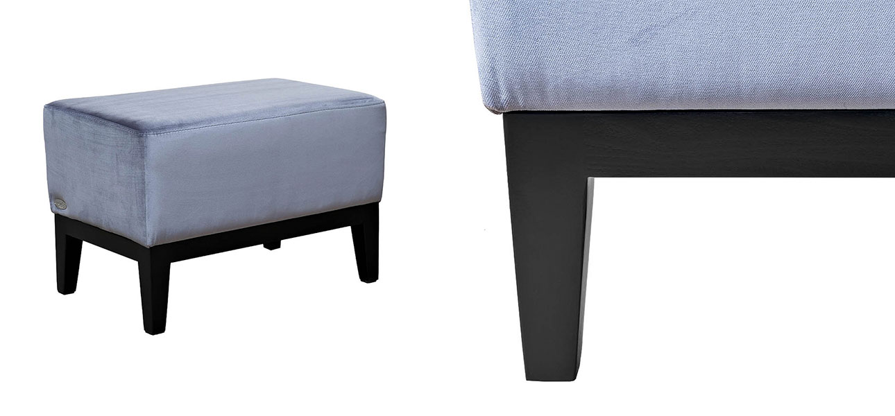 Пуф Charles blue - фото