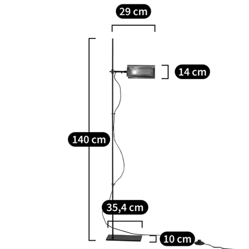 Торшер с плафоном из перфорированного металла Elledge Floor Lamp в Новосибирске