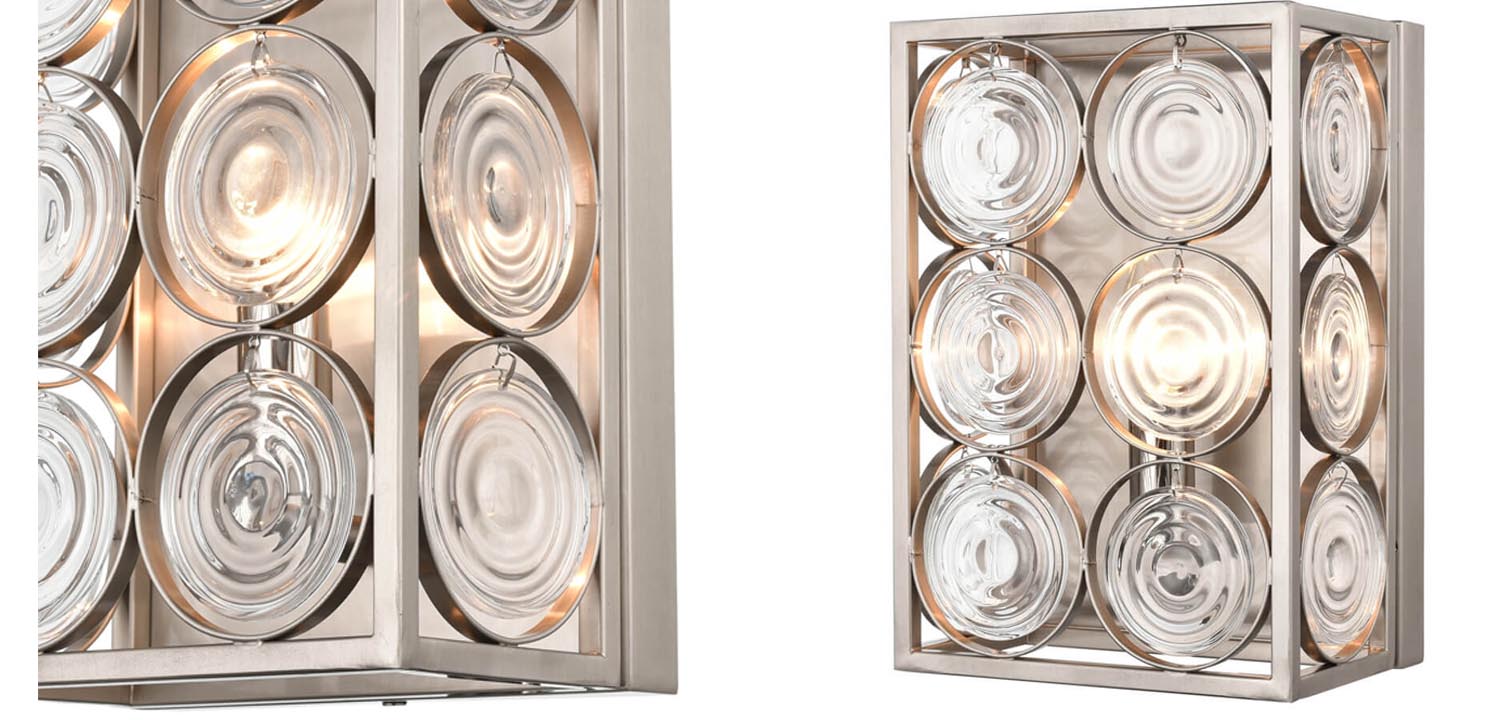 Бра Edalina Sconce nickel satin - фото