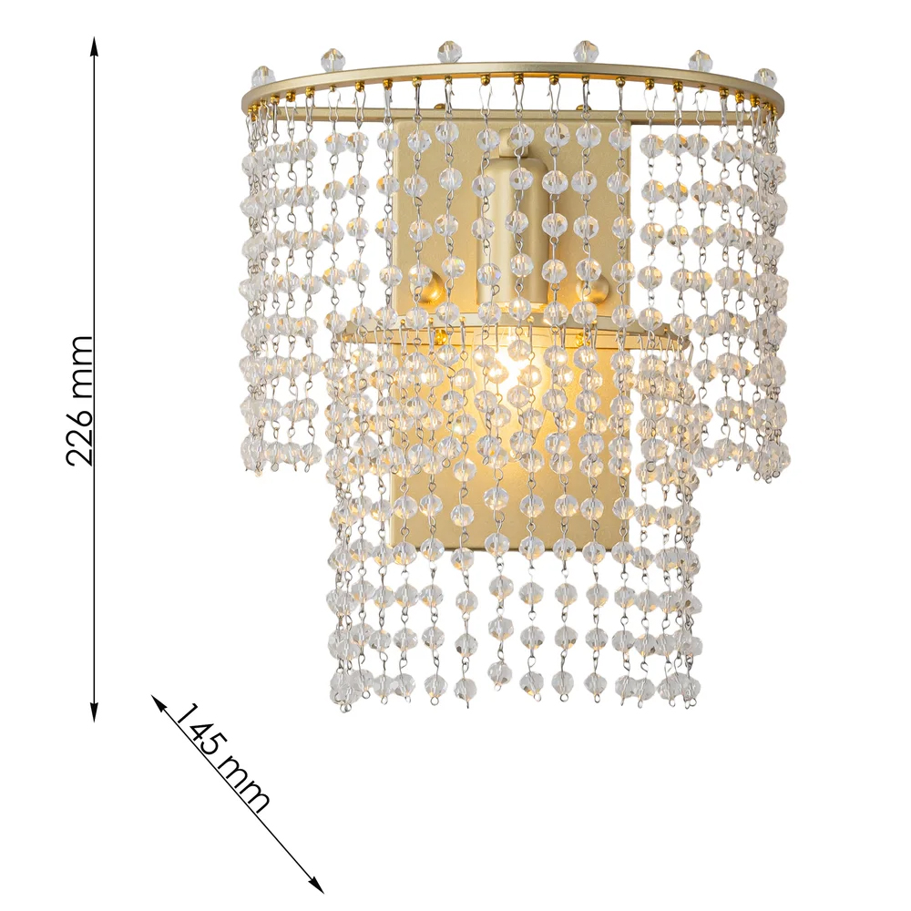 Бра с каскадами кристаллов Crystal Rains в Новосибирске