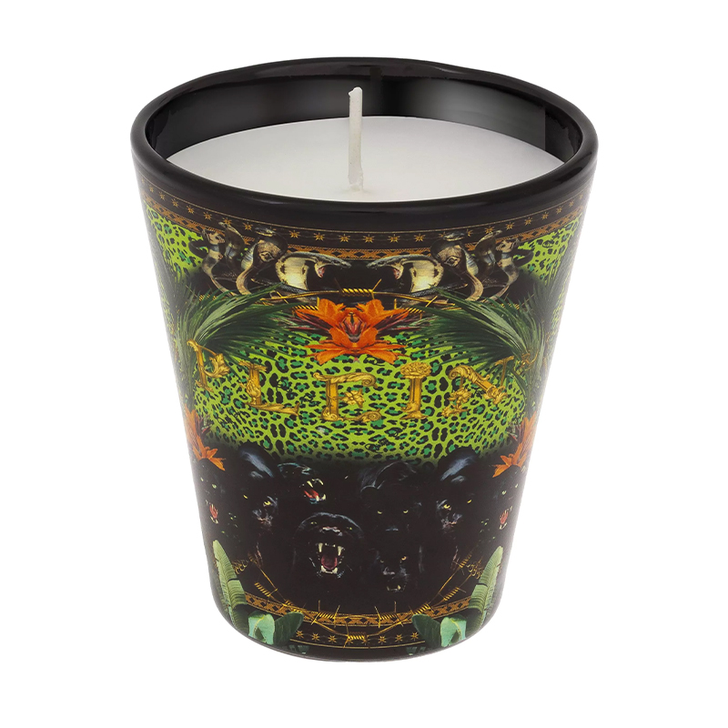 Свеча Philipp Plein Candle Jungle S Черный Мульти в Новосибирске | Loft Concept 