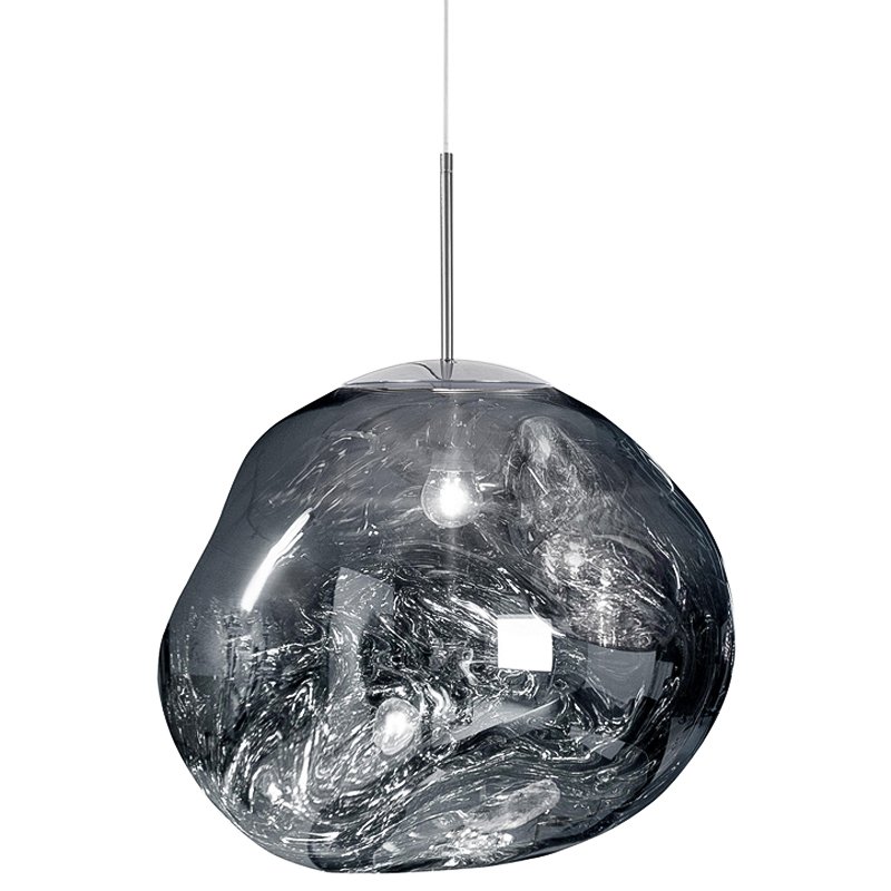 Подвесной светильник Tom Dixon Melt Pendant Silver Серый Серебряный в Новосибирске | Loft Concept 