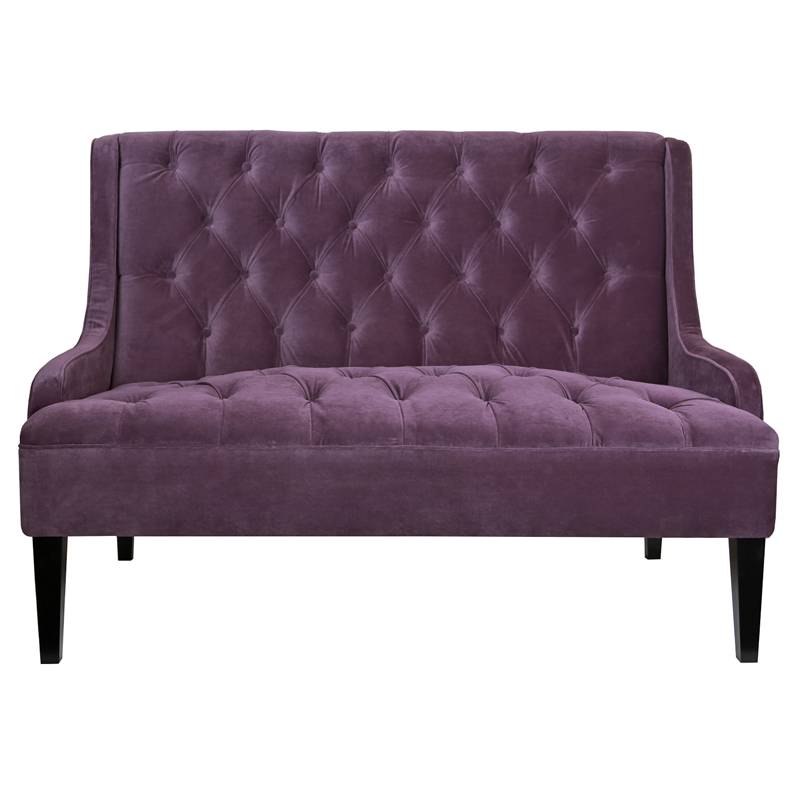 Диван Folket Sofa velour violet Фиолетовый в Новосибирске | Loft Concept 