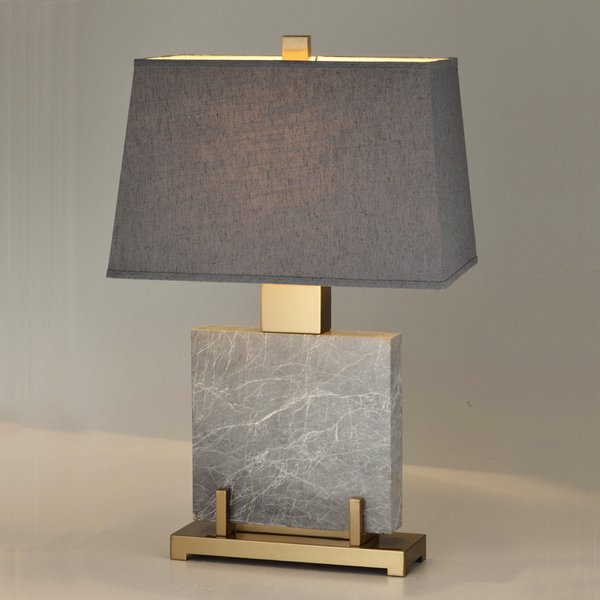 Настольная лампа Table lamp marble Grey Серый в Новосибирске | Loft Concept 