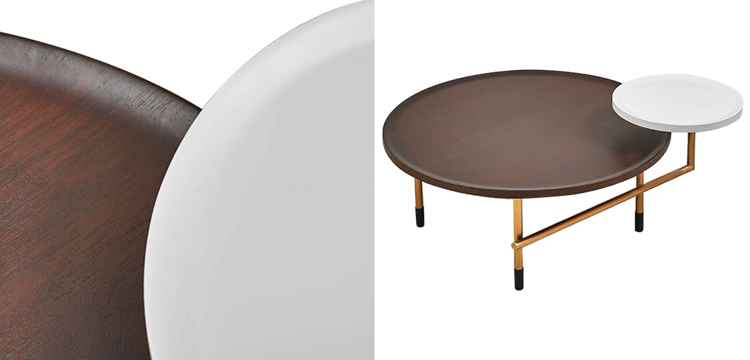 Кофейный стол Alastair Double Round Table - фото