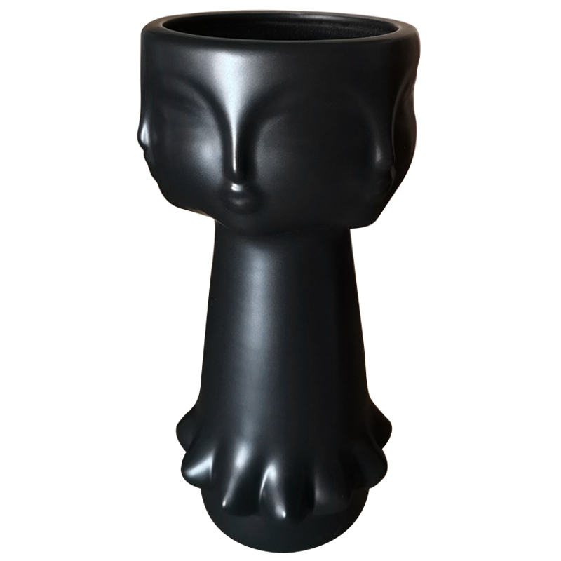 Декоративная ваза GEROGIA VASE II Black Vase Черный в Новосибирске | Loft Concept 