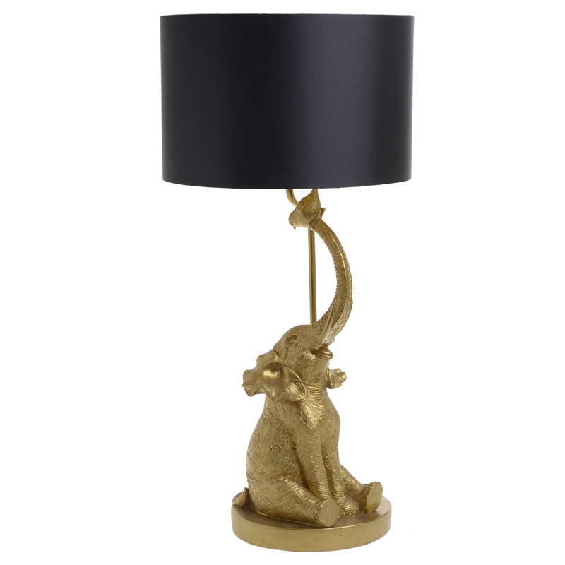 Настольная лампа Cheerful Elephant Table lamp Золотой Черный в Новосибирске | Loft Concept 