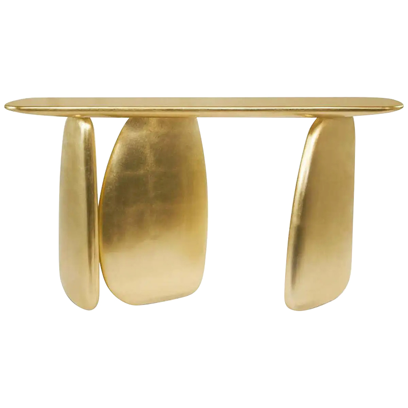 Консоль Design Console Table Gold Золотой в Новосибирске | Loft Concept 