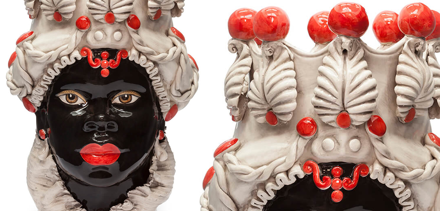 Ваза VASE MORO LADY BIG Red - фото