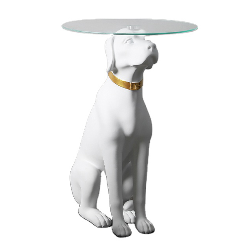 Приставной стол White Dog Table Белый в Новосибирске | Loft Concept 